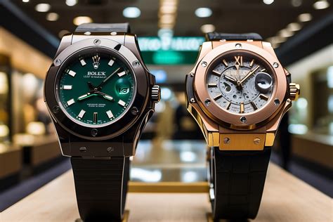 difference between Hublot and Rolex